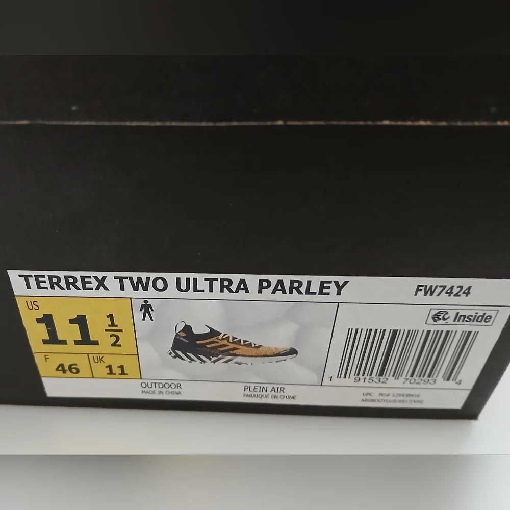Adidas Terrex Two Ultra Parley - Vibrant Orange and Black